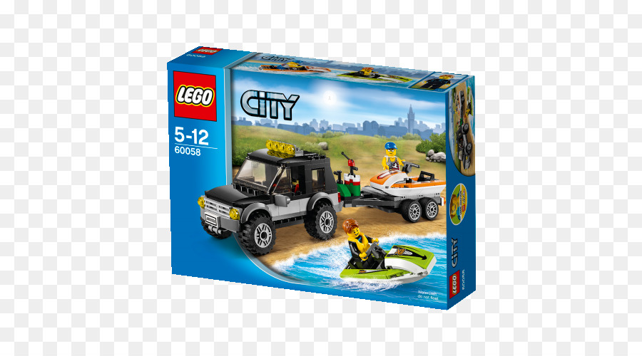 Lego 60058 Suv Com Embarcações，Lego PNG