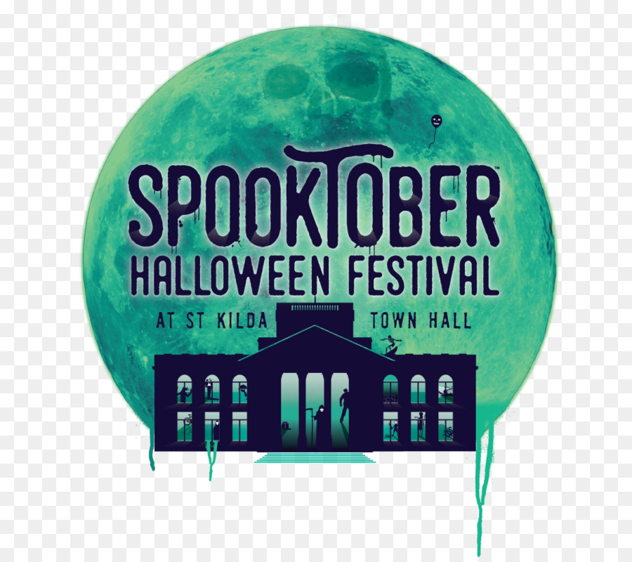 Spooktober Casa Assombrada，Verde PNG