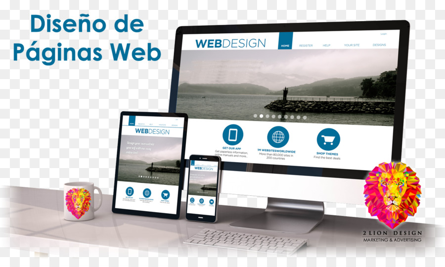 Desenvolvimento De Website，Responsive Web Design PNG