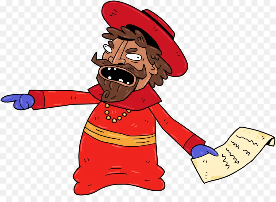 Personagem De Desenho Animado，Manto Vermelho PNG