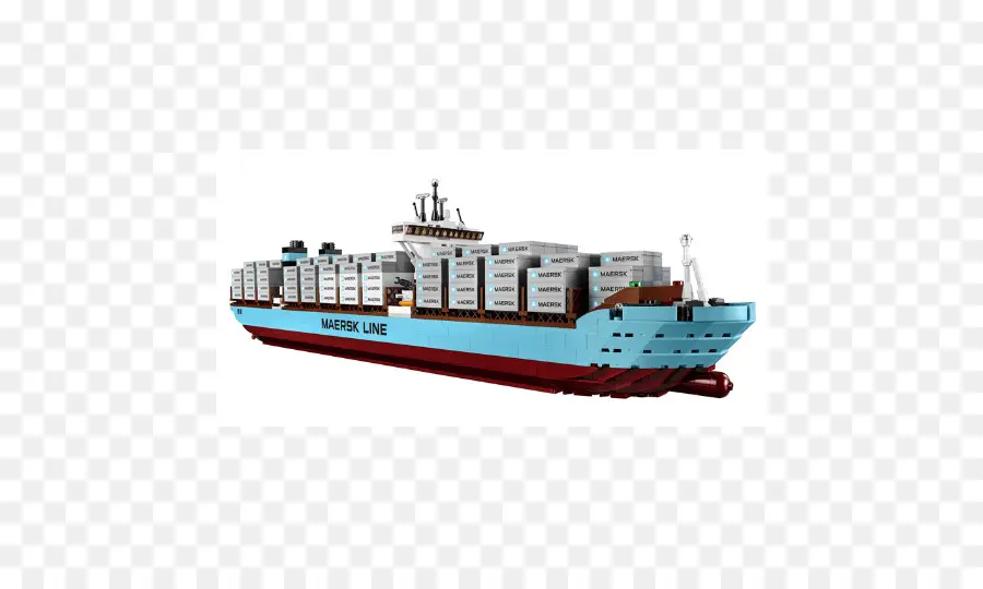 Lego 10241 Criador Maersk Line Triplee，A Maersk Triplo Eclass Navio De Contentores PNG