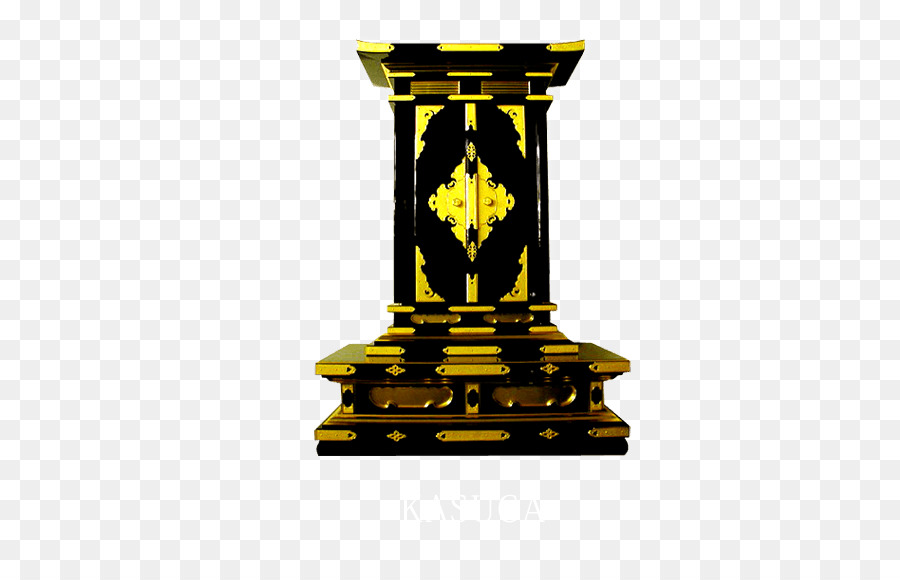 Altar Preto E Dourado，Decorativo PNG