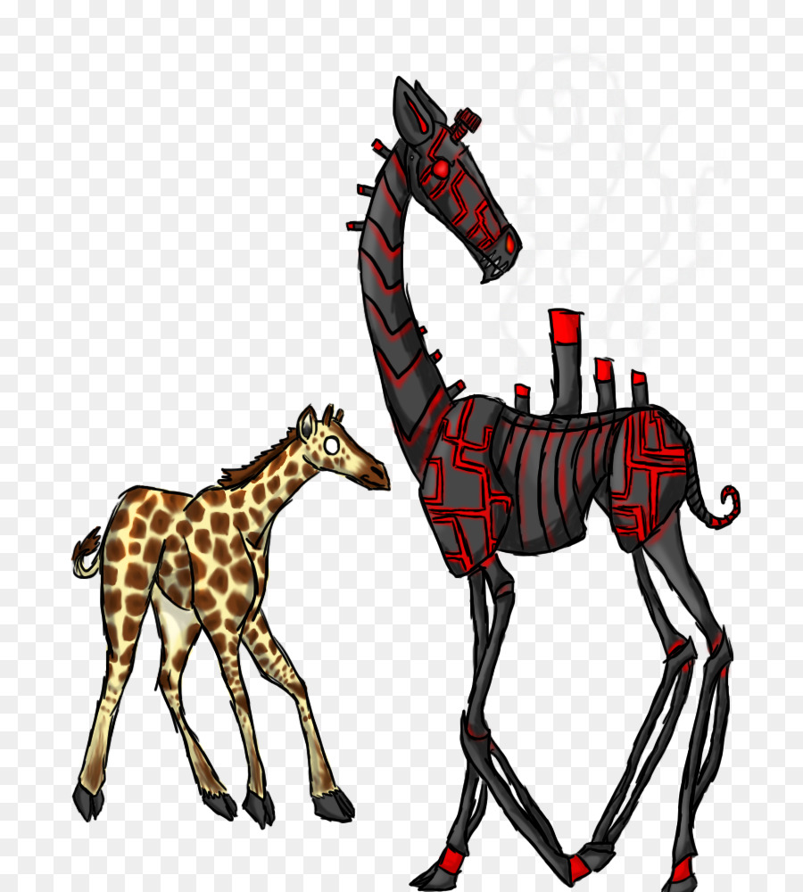 Girafa，Cavalo PNG