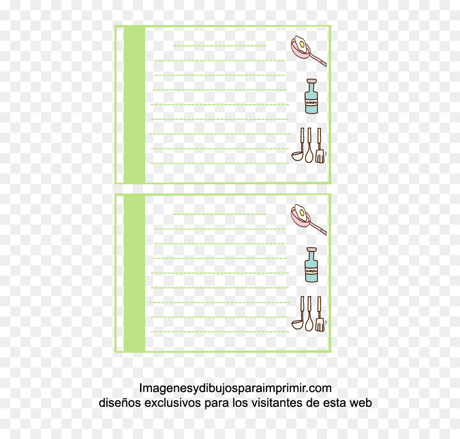 Papel Desenho Receita Png Transparente Grátis