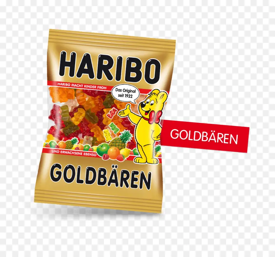 Haribo Goldbaren，Doce PNG