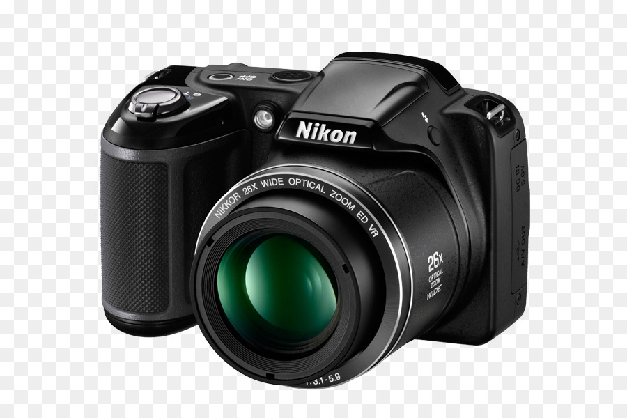 Nikon Coolpix L340 202 Mp Câmera Digital Compacta 720p Preto，Pointandshoot Câmara PNG