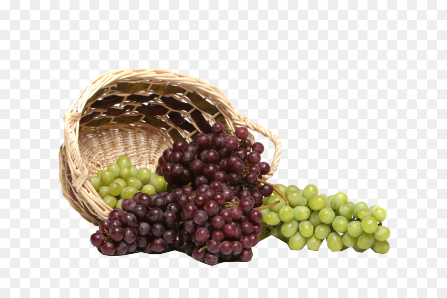 Cesta De Uvas，Fruta PNG