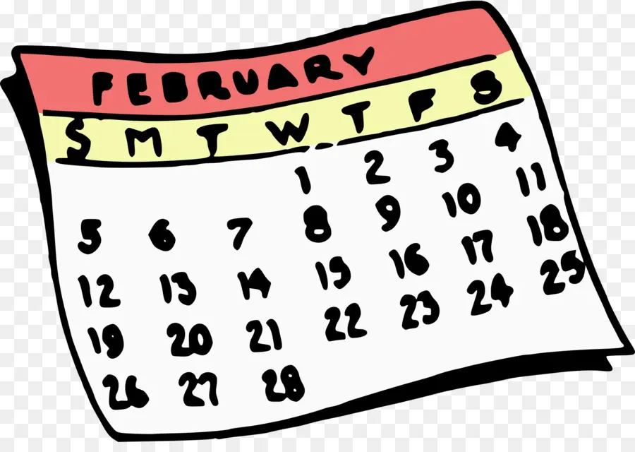 Calendário，Fevereiro PNG