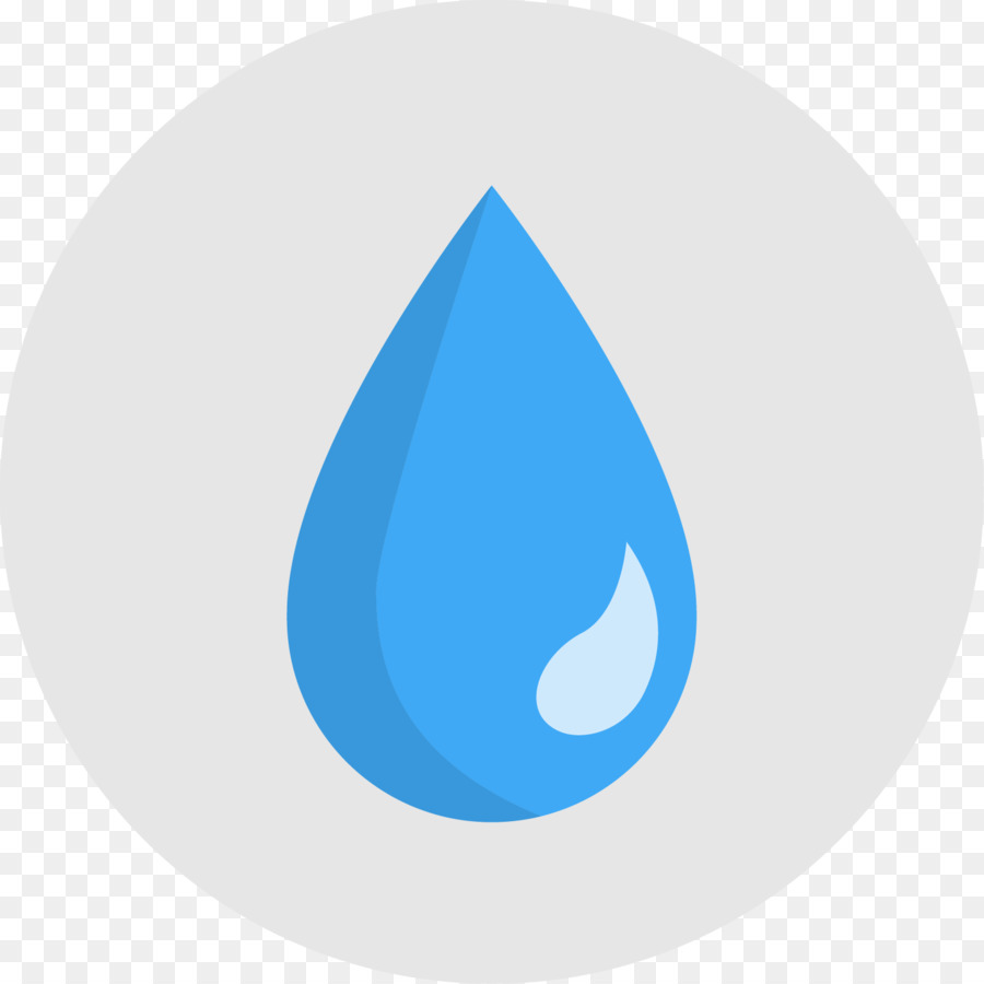 Gota D'água，Azul PNG