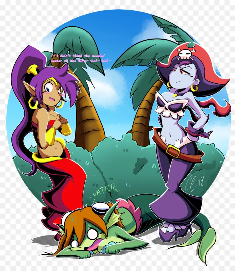 Shantae Halfgenie Herói，Desenho PNG