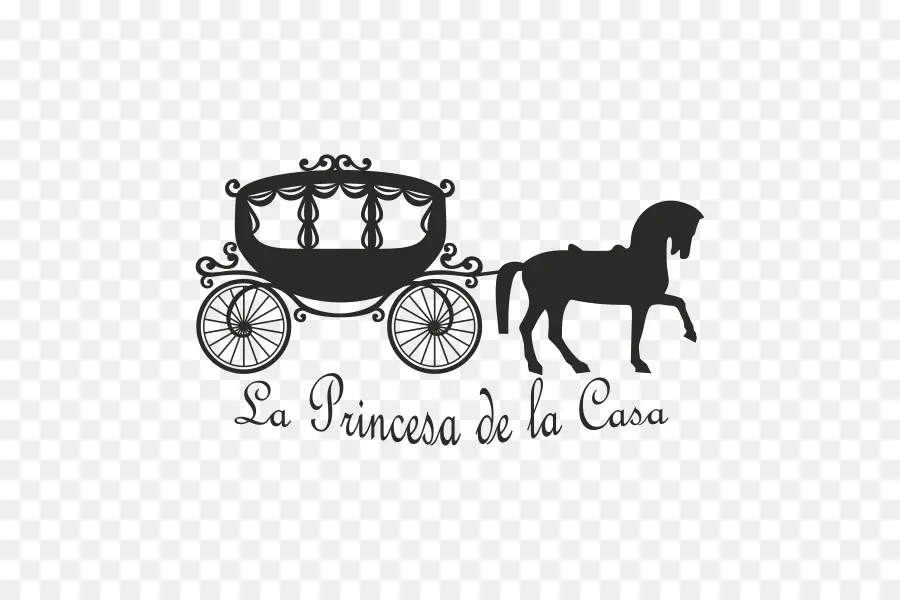 Carruagem De Princesa，Cavalo PNG