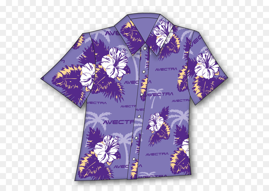 Camisa Havaiana，Floral PNG