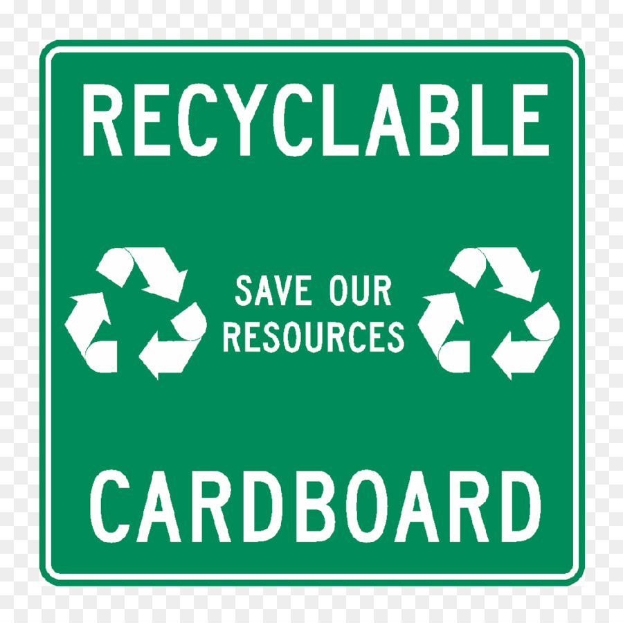 Placa De Papelão Reciclável，Verde PNG