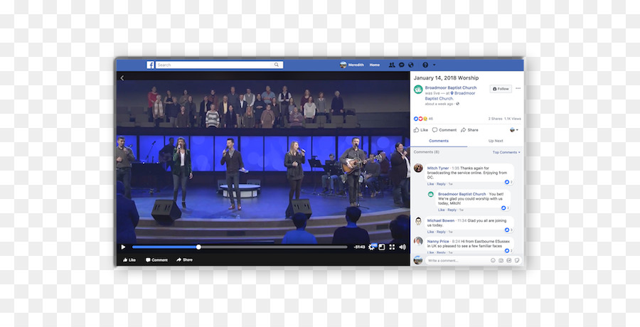 Streaming Media，Facebook Ao Vivo PNG