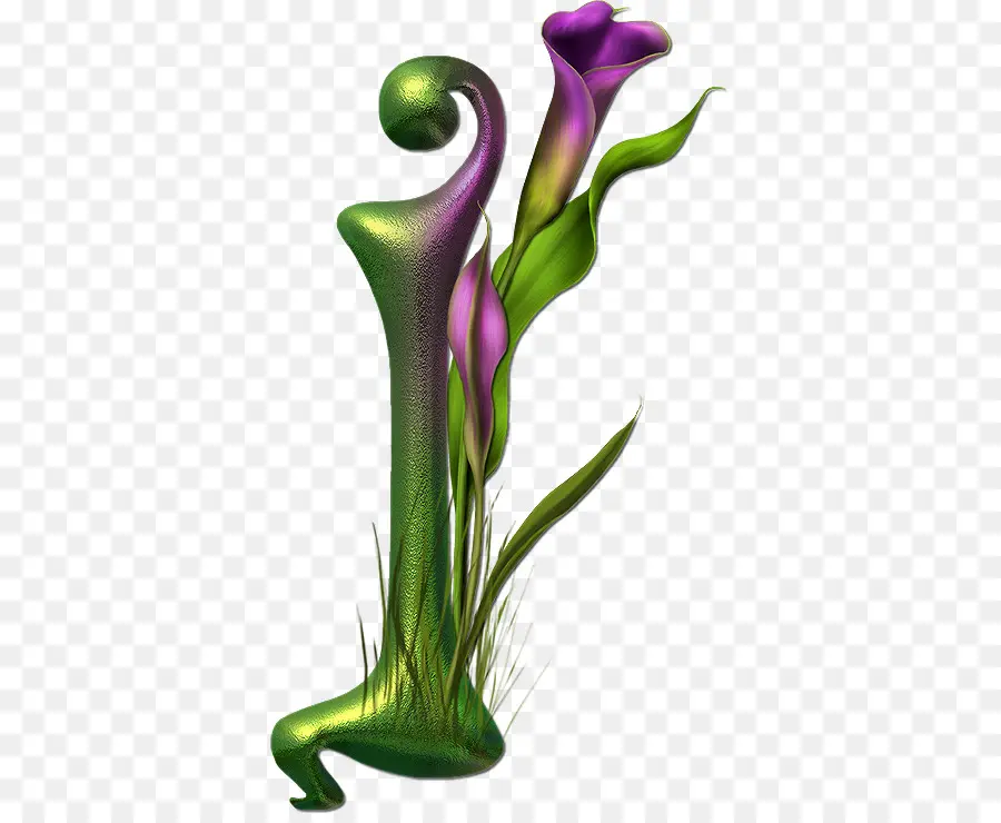 Escultura Abstrata，Verde PNG