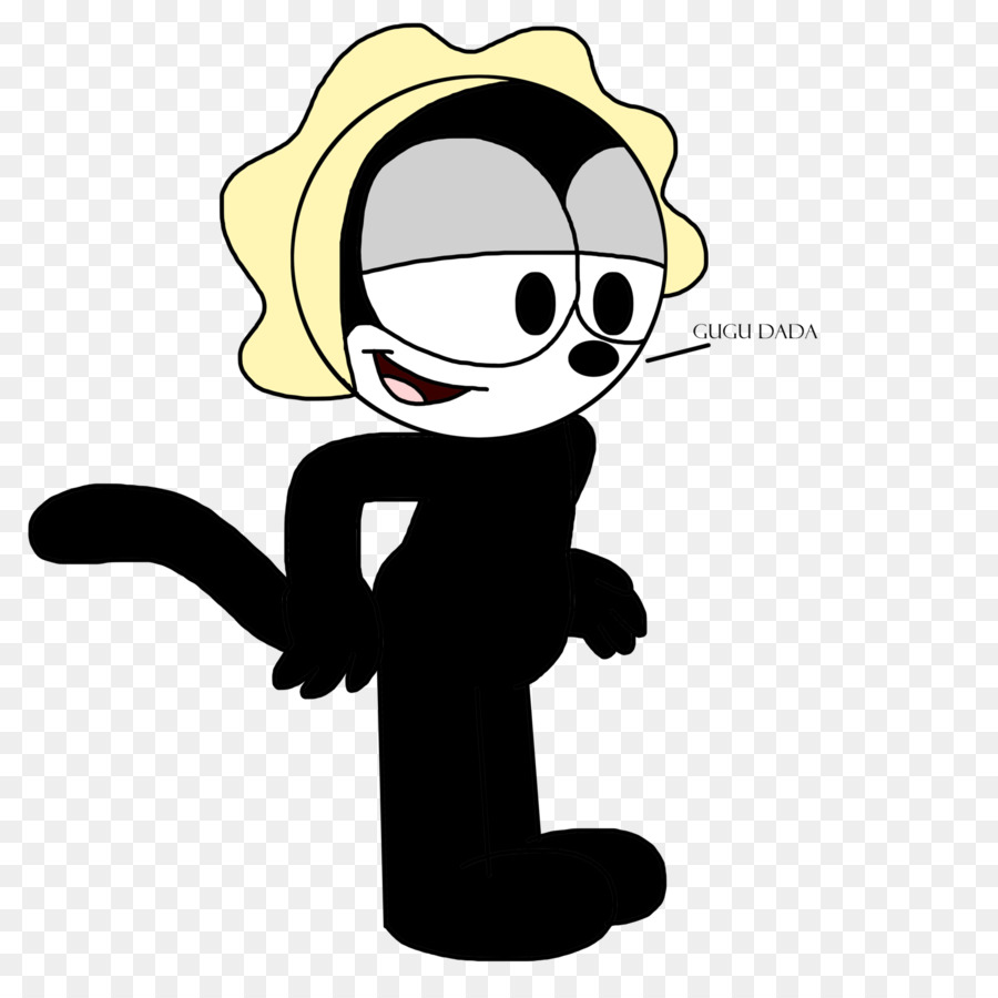 Gato De Desenho Animado，Preto PNG