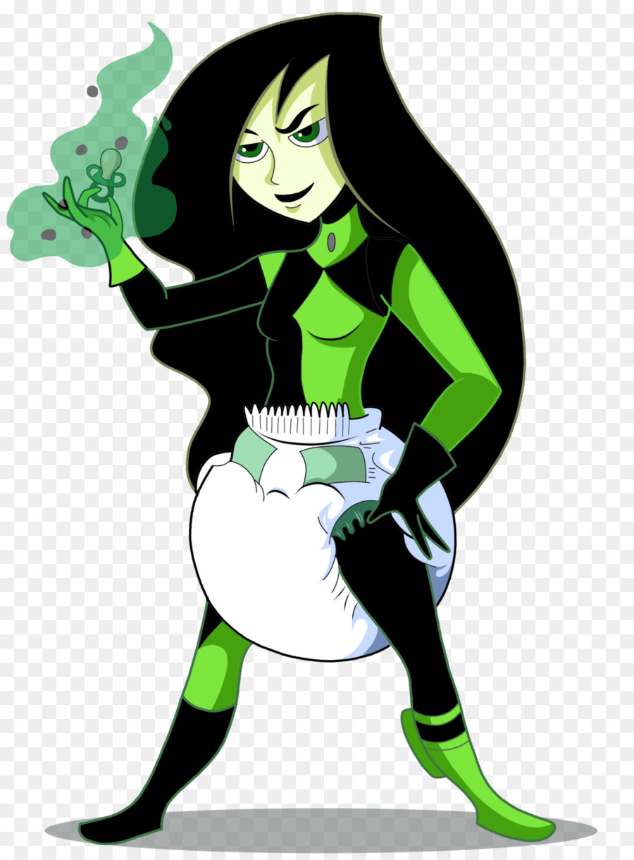 Personagem De Desenho Animado，Verde PNG