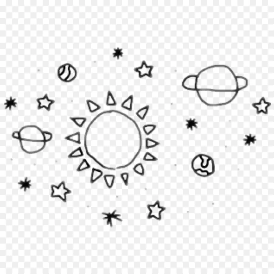 Sol E Planetas，Estrelas PNG