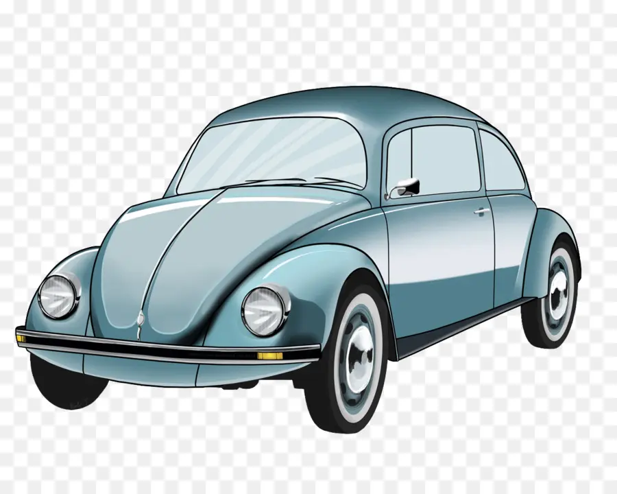 Volkswagen Beetle，Carro PNG