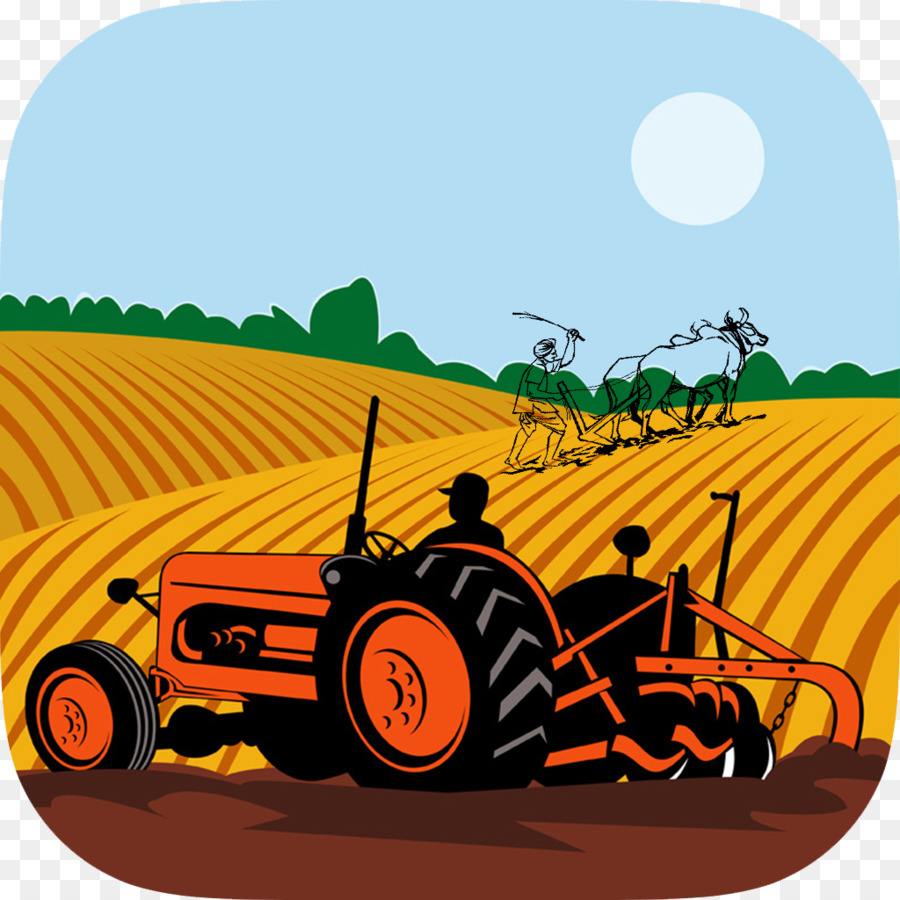 Ilustração Colorida Do Trator PNG , Agrícola, Agricultura, Grande PNG  Imagem para download gratuito