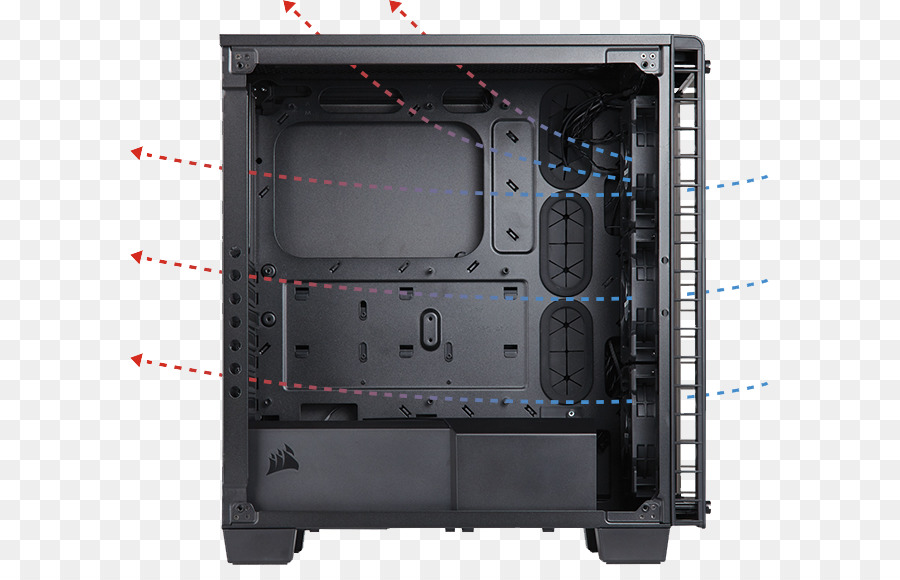 Computador Casos De Carcaças，Atx PNG