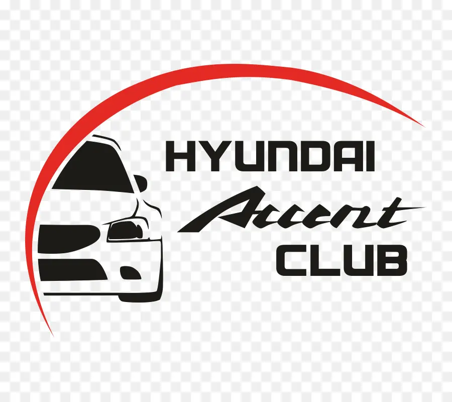 Hyundai Accent Club Logo，Carro PNG