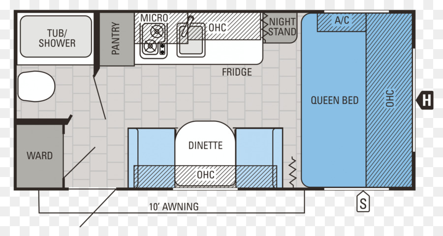 Piso Plano，Autocaravanas PNG