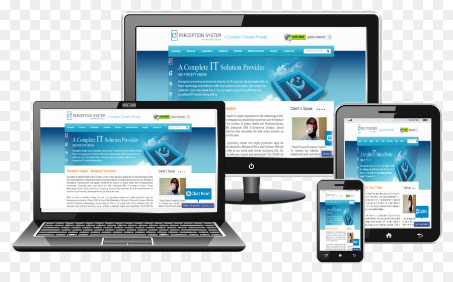 Desenvolvimento De Website，Responsive Web Design PNG