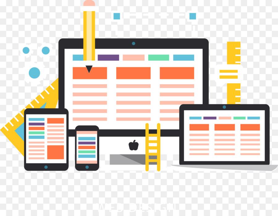 Responsive Web Design，Desenvolvimento De Website PNG