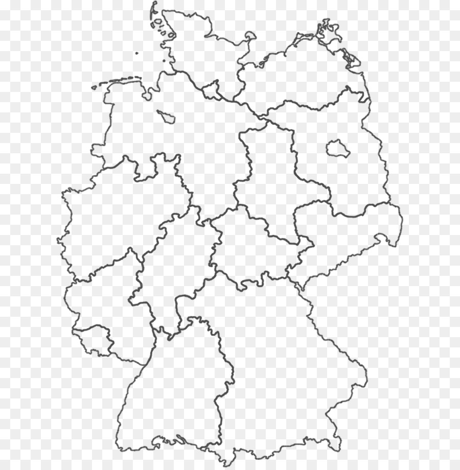 Saxony，Mapa PNG