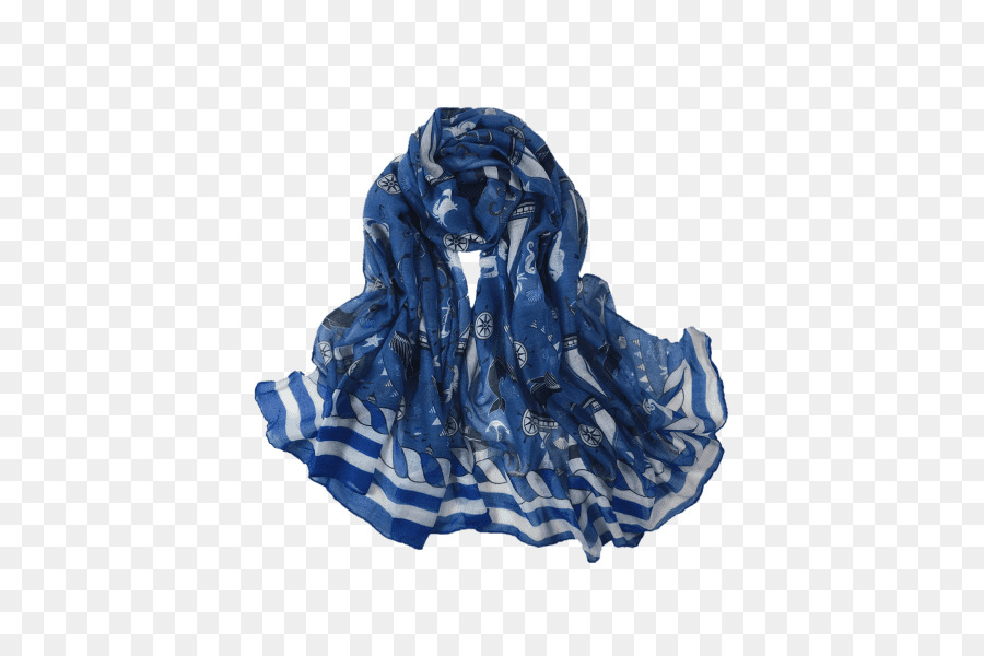 Cachecol，Azul PNG