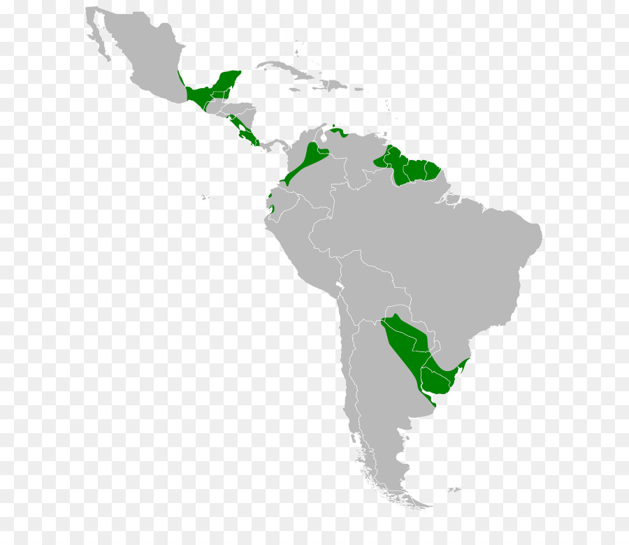 América Latina，América Central PNG