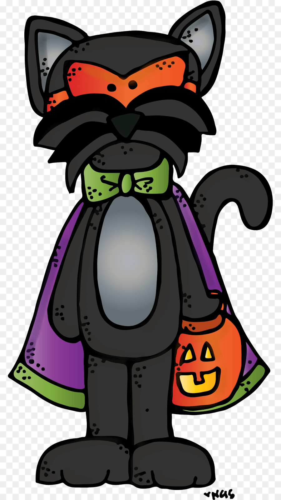 Gato De Halloween，Fantasia PNG