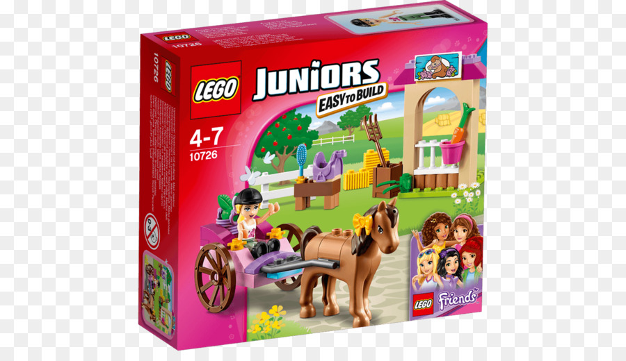 Lego 10726 Juniores Stephanie Carruagem De Cavalos，Cavalo PNG