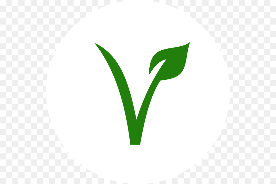 Símbolo Vegano Verde，Folha PNG