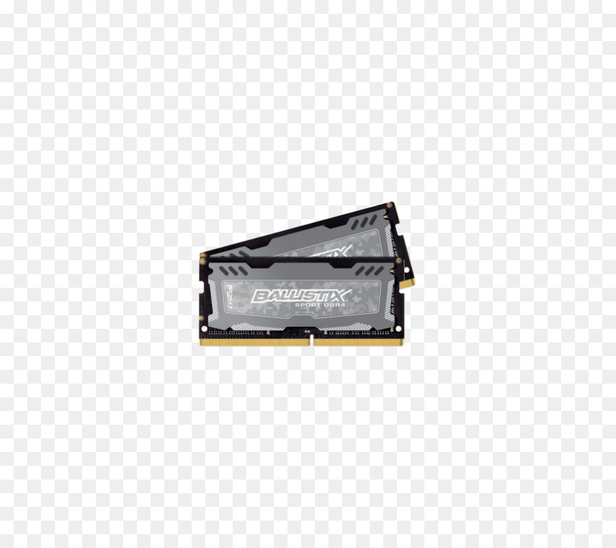 Ddr4 Sdram，Ballistix Sport Lt 16gb Kit Ddr4 8gbx2 2400 Sodimm 260pin Cinza PNG