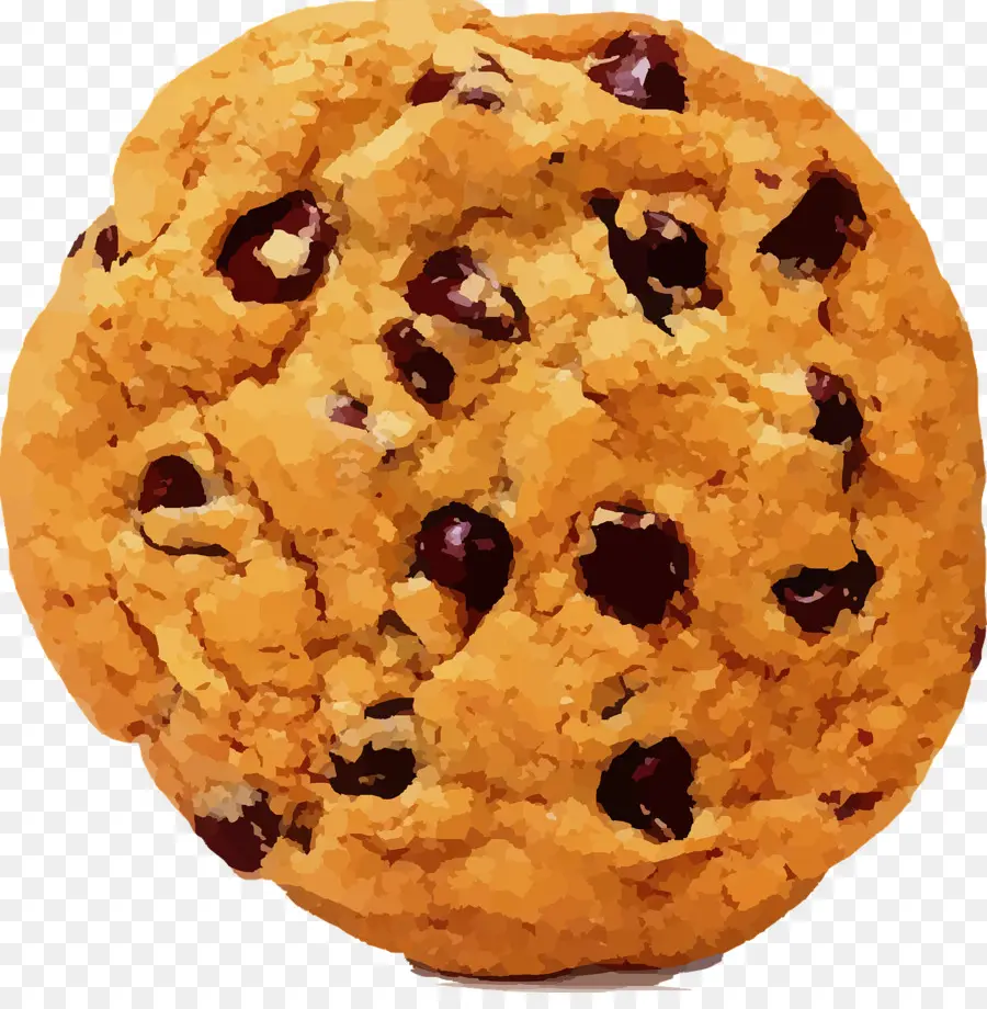 Chocolate Chip Cookie，Biscoitos PNG