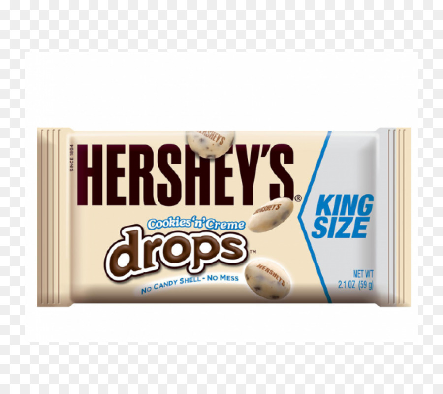 Hershey S Cookies N Creme Gotas，Barra De Chocolate PNG