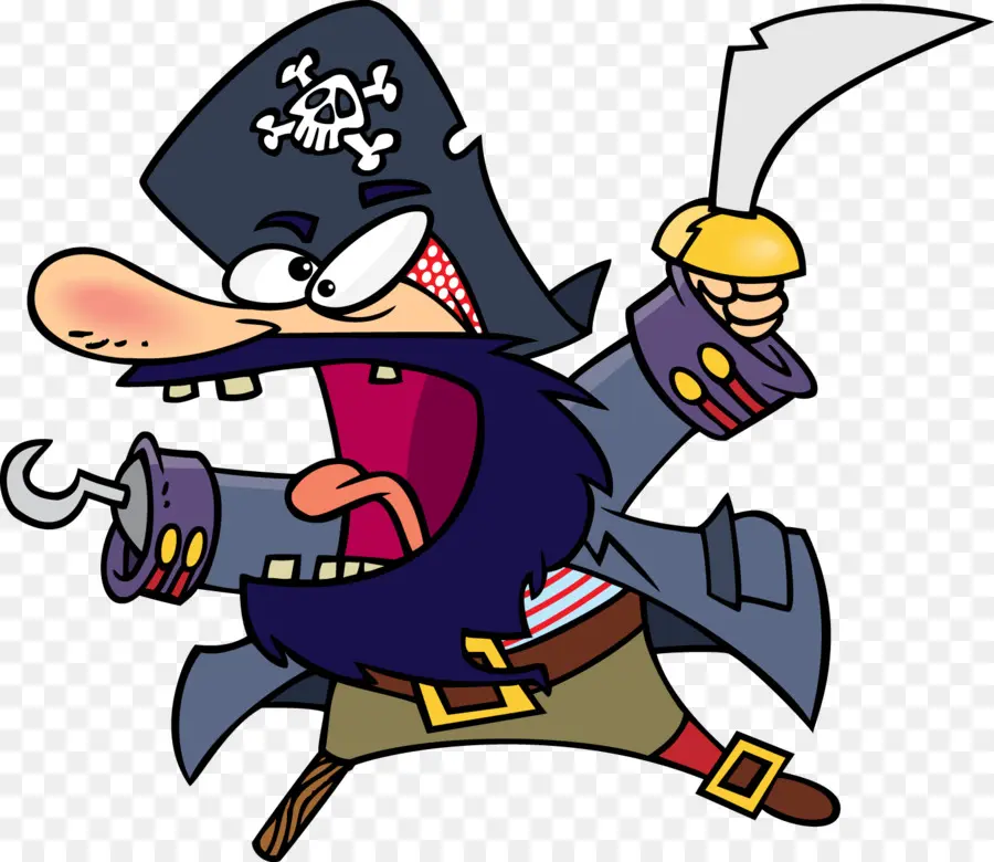 Pirata Dos Desenhos Animados，Espada PNG