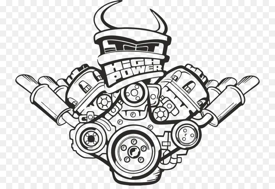 Ilustração Do Motor，Motor PNG