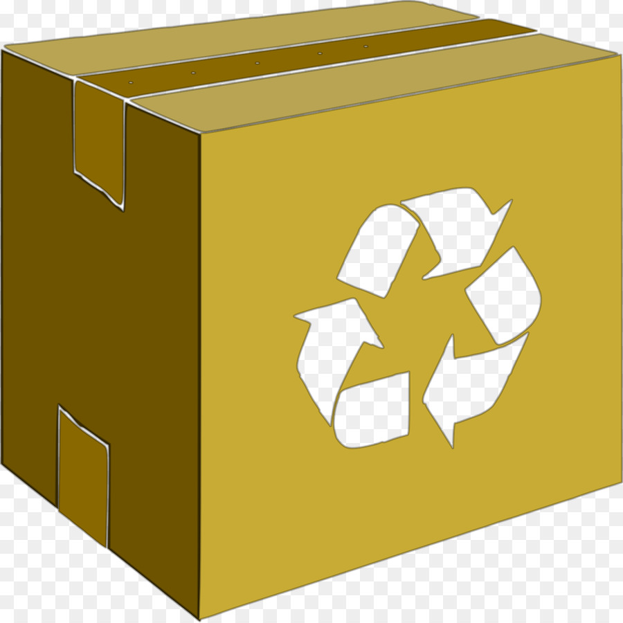 Caixa De Papelão，Reciclagem PNG