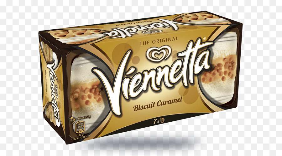 Biscoito Viennetta Caramelo，Sorvete PNG