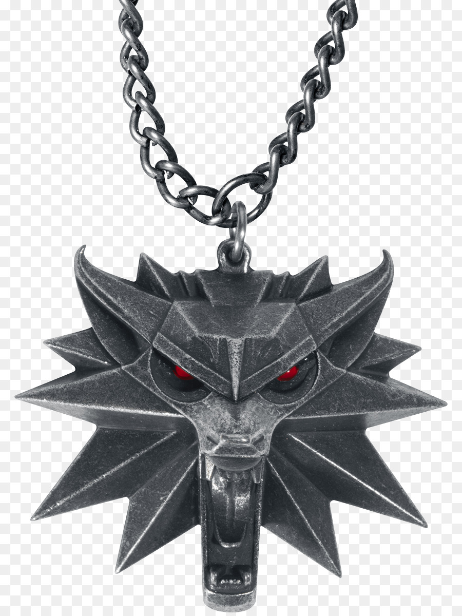 Medalhão Lobo，Colar PNG