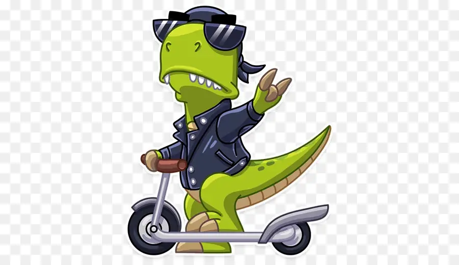 Dinossauro Legal，Scooter PNG