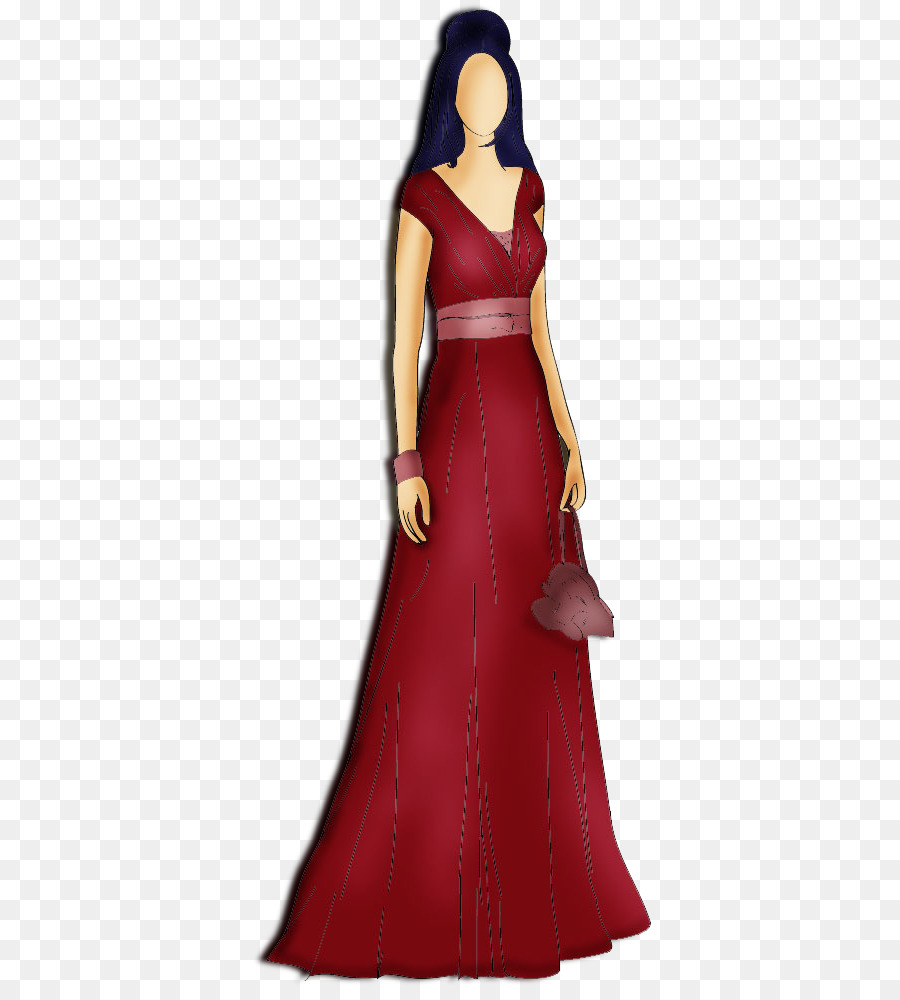 Figurino，Gown PNG