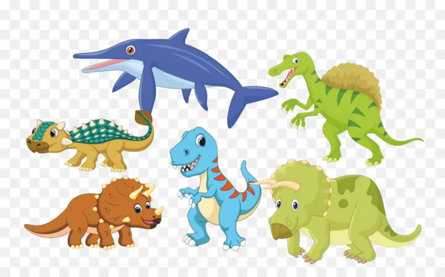 Dinossauros，Colorido PNG