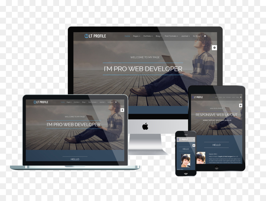 Responsive Web Design，Desenvolvimento De Website PNG
