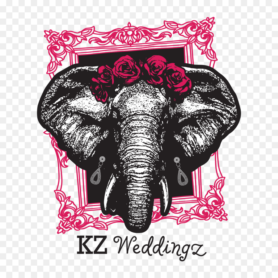 Kz Weddingz Logo，Elefante PNG