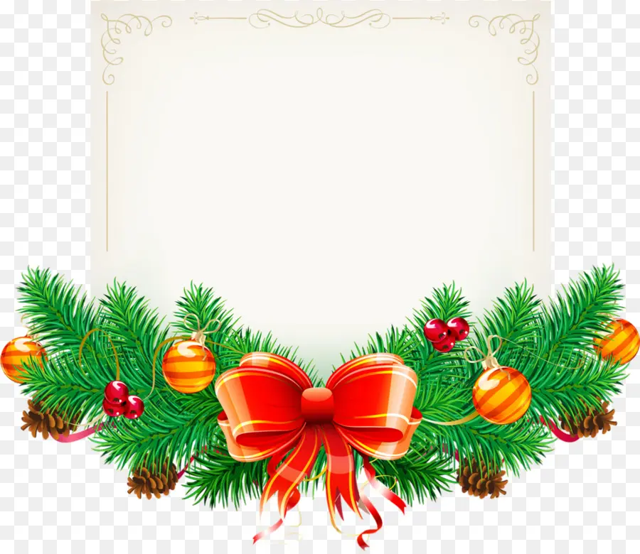 Moldura De Natal，Decorações PNG