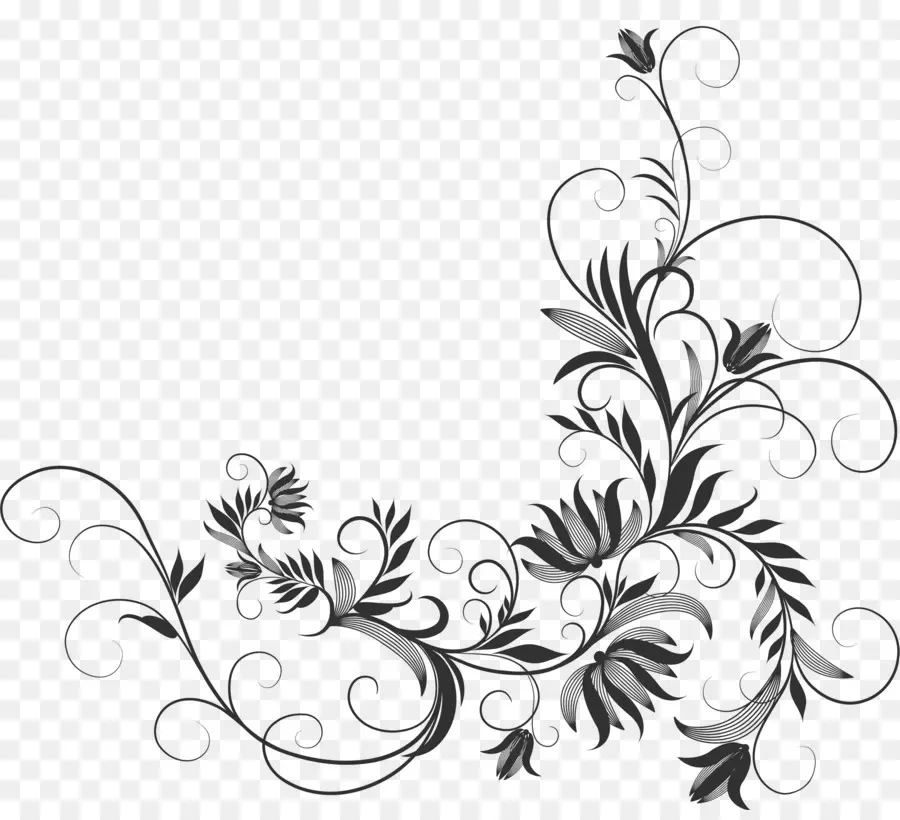 Desenho Floral，Flores PNG